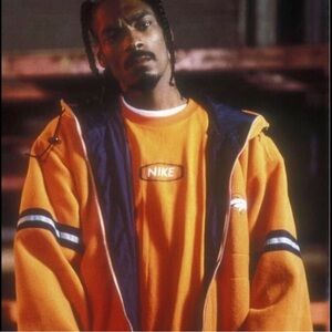 VTG Y2K  Champion NFL Denver Broncos Orange Jacket 3M Reflective Snoop Dogg XL